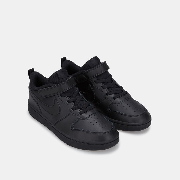 Nike Kids' Court Borough Low 2 Shoe (Younger Kids) Black image number 1