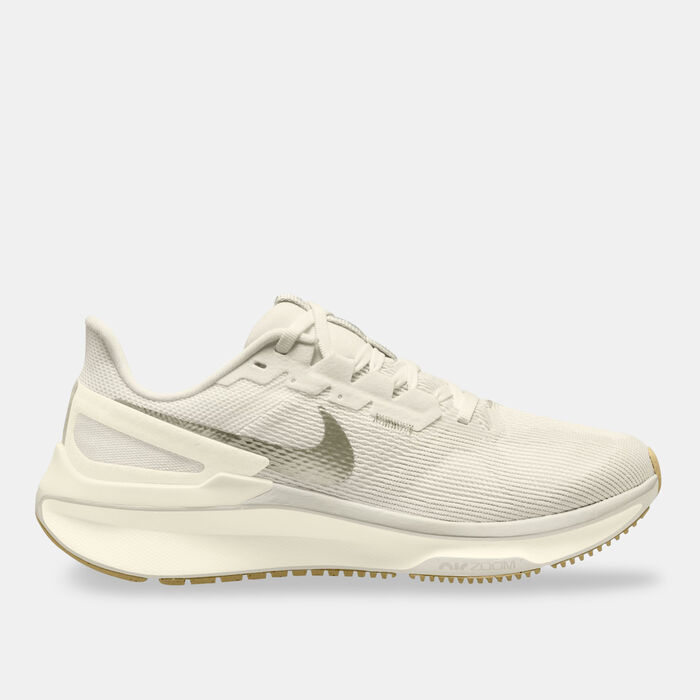 Nike Women's Air Zoom Structure 25 Shoe Ivory image number 0