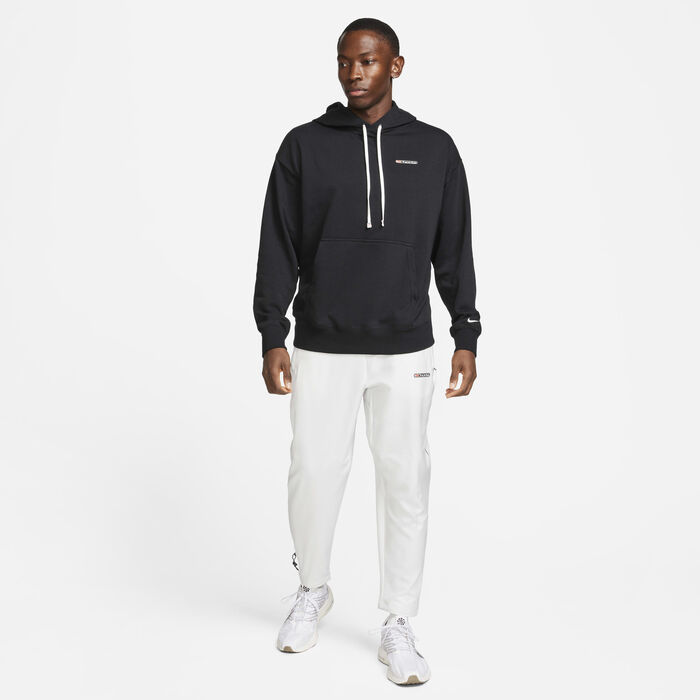Nike Men's Track Club Dri-FIT Fleece Running Sweatshirt Black Nike Men's Track Club Dri-FIT Fleece Running Sweatshirt Black image number 7