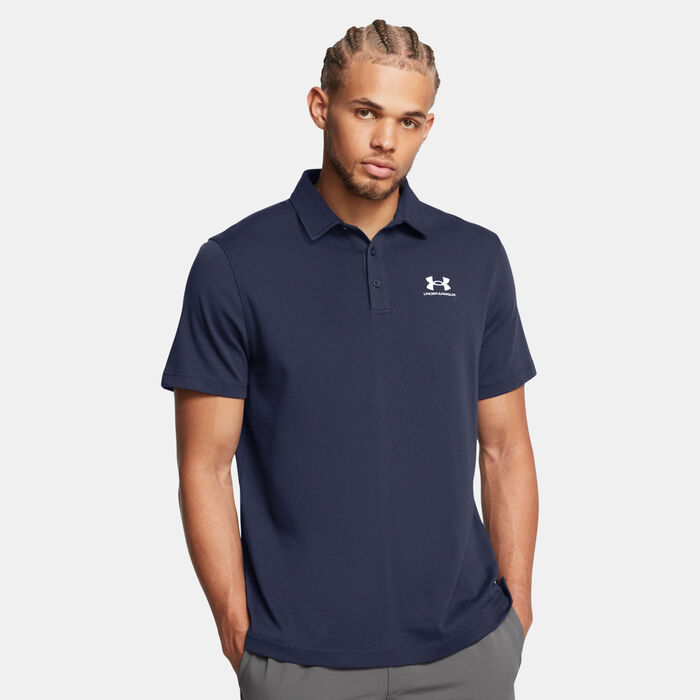 Under Armour Men's Icon Polo Shirt Blue Under Armour Men's Icon Polo Shirt Blue image number 0
