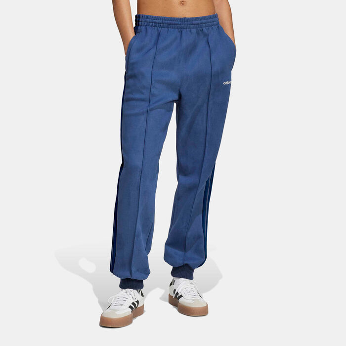 adidas Originals Women's Suede The First Track Pants Blue image number 0