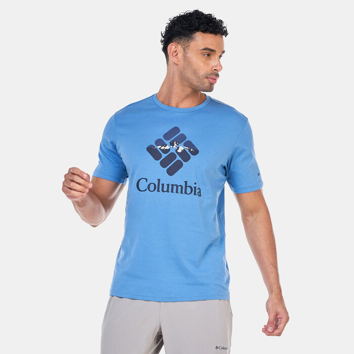 Columbia Men's Rapid Ridge™ Graphic T-Shirt Blue Columbia Men's Rapid Ridge™ Graphic T-Shirt Blue image number 0