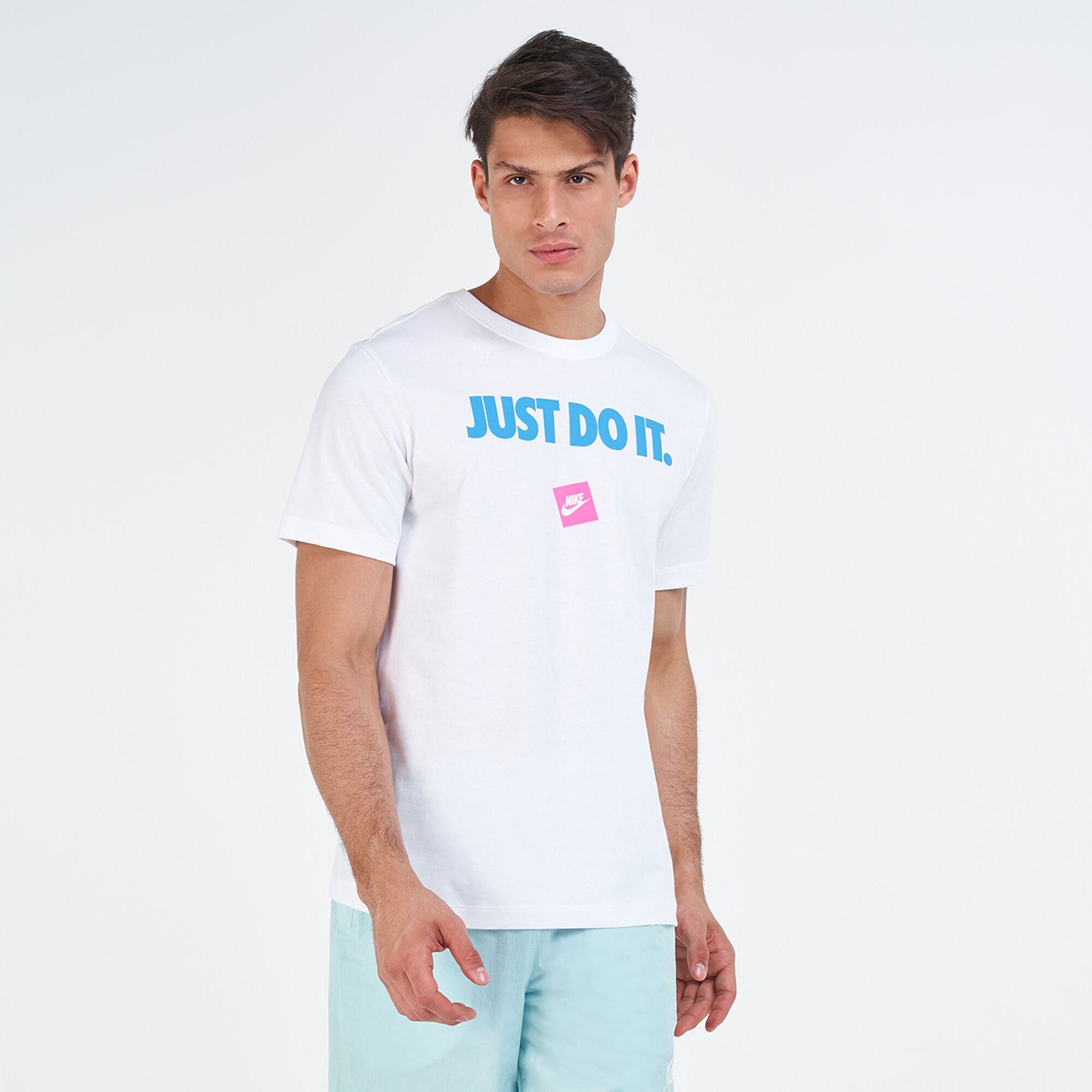 Men s Sportswear Just Do It 12 Month T Shirt Grey Nike in KSA SSS