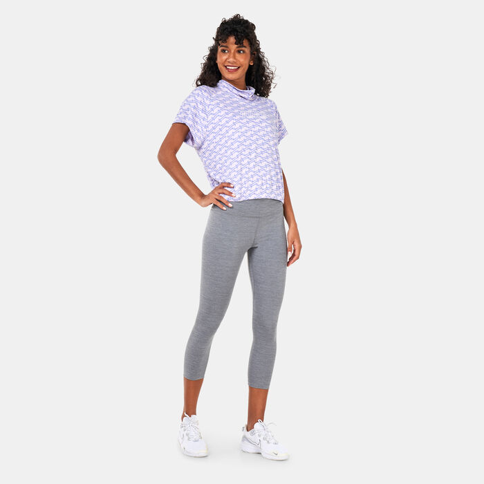 Nike Women's Dri-FIT Icon Clash T-Shirt Purple Nike Women's Dri-FIT Icon Clash T-Shirt Purple image number 2