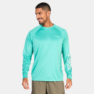 Columbia Men's PFG Terminal Tackle™ Heather Long Sleeve T-Shirt