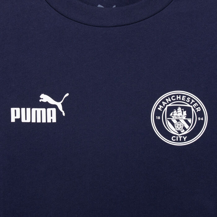 PUMA Kids' Manchester City ftblARCHIVE T-Shirt Blue PUMA Kids' Manchester City ftblARCHIVE T-Shirt Blue image number 2