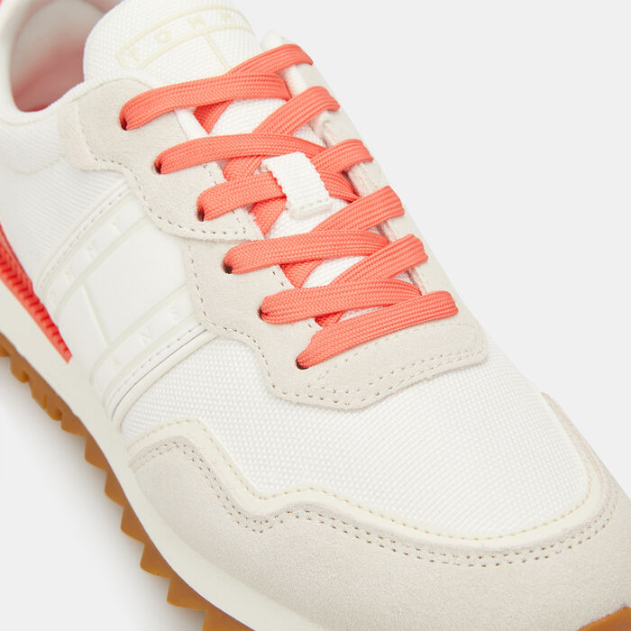 Tommy Hilfiger Women's Low Top Runner Shoes White Tommy Hilfiger Women's Low Top Runner Shoes White image number 4