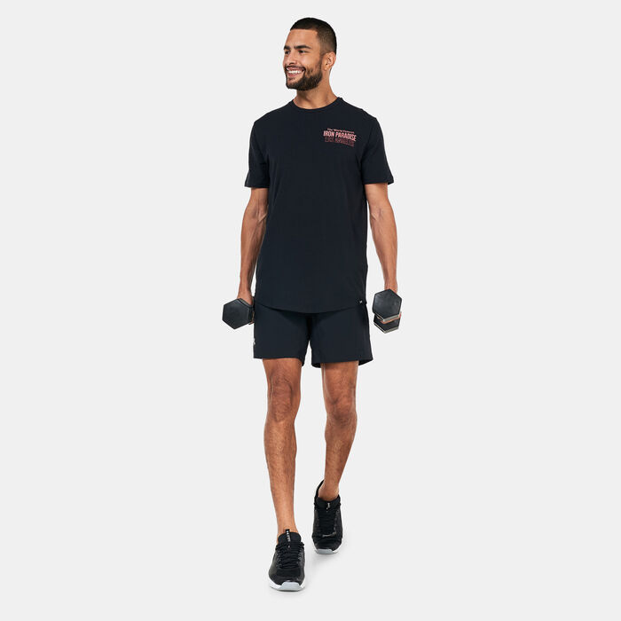 Under Armour Men's Project Rock 1800 T-Shirt Black Under Armour Men's Project Rock 1800 T-Shirt Black image number 2