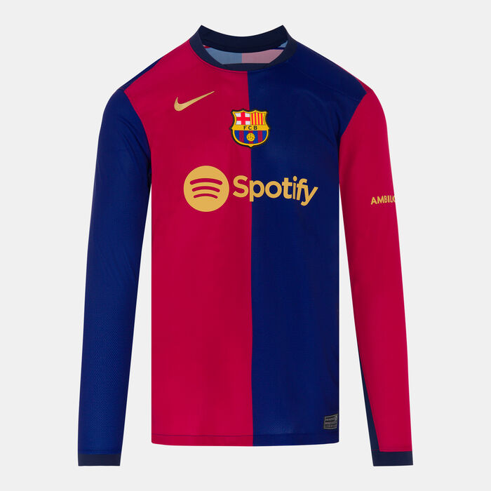 Nike Men's FC Barcelona 24/25 Home Replica Football Jersey Blue Nike Men's FC Barcelona 24/25 Home Replica Football Jersey Blue image number 0
