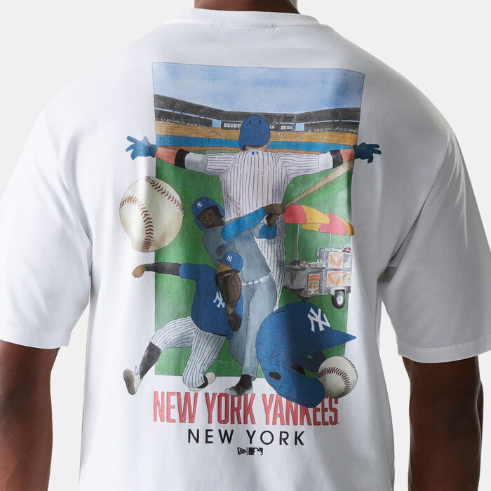 New Era Men's MLB New York Yankees Graphic T-Shirt White image number 2