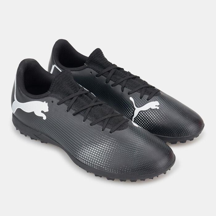 PUMA Men's FUTURE 7 PLAY Turf Ground Football Shoes Black image number 1