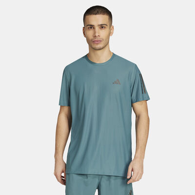 adidas Men's Own the Run T-Shirt Green adidas Men's Own the Run T-Shirt Green