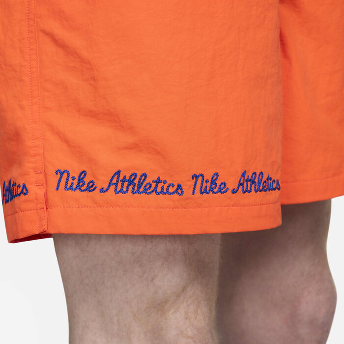 Nike Men's Club Fleece Flow Shorts Orange Nike Men's Club Fleece Flow Shorts Orange image number 6