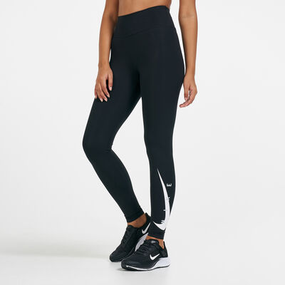 Nike Womens' Swoosh Run Leggings Black