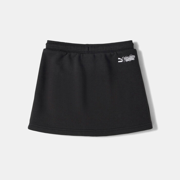PUMA Kids' x SpongeBob Skirt Black PUMA Kids' x SpongeBob Skirt Black image number 1