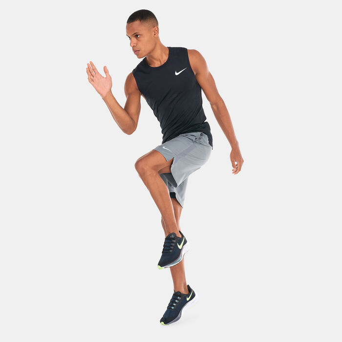 Nike Men's Dri-FIT Challenger 2-In-1 Shorts Grey image number 2