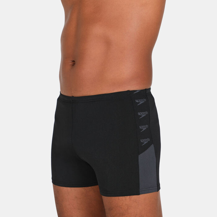 Speedo Men's Boom Logo Splice Swimming Shorts Black image number 2