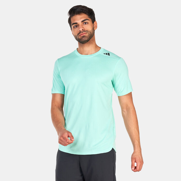 adidas Men's Designed 4 Training HEAT.RDY HIIT Training T-Shirt Green adidas Men's Designed 4 Training HEAT.RDY HIIT Training T-Shirt Green image number 0