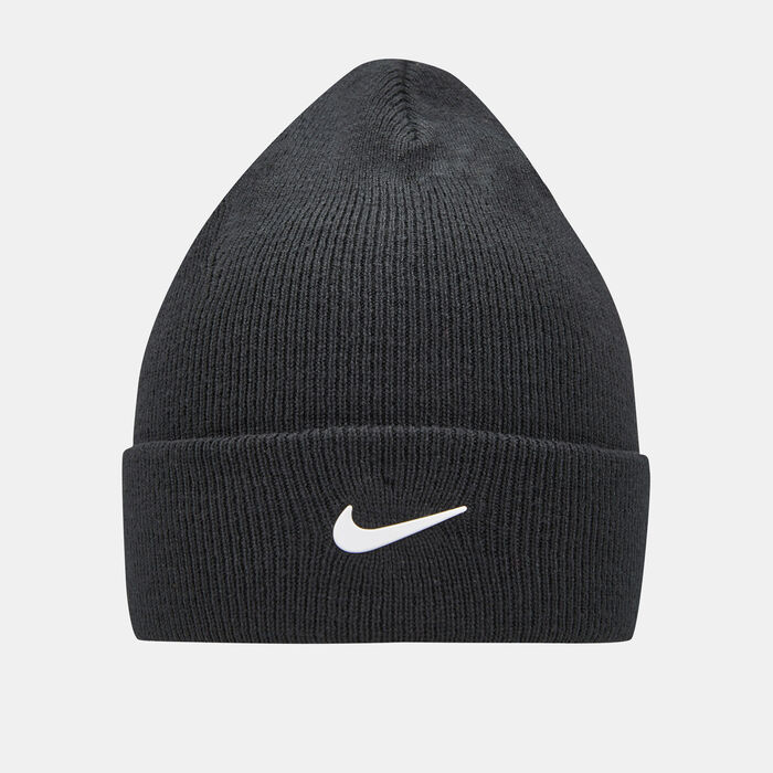 Nike Kids' Peak Metal Swoosh Beanie Black image number 0