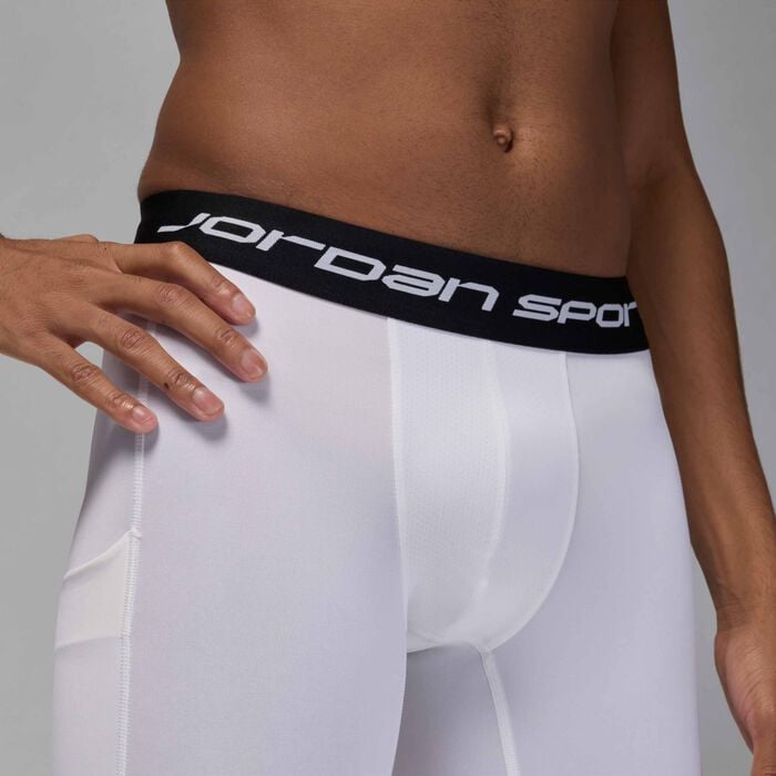 Jordan Men's Sport Dri-FIT 3/4 Training Tights White Jordan Men's Sport Dri-FIT 3/4 Training Tights White image number 2