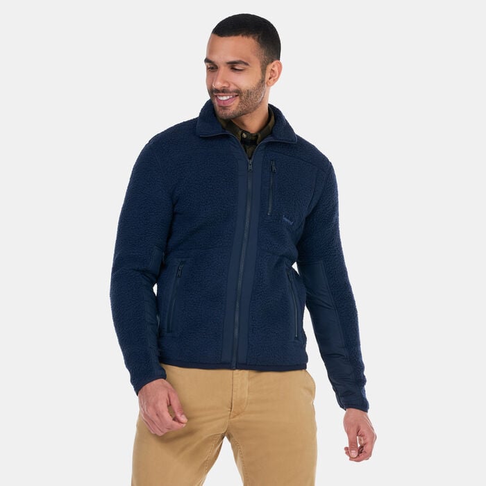 Timberland Men's Mix Media Sherpa Fleece Jacket Blue Timberland Men's Mix Media Sherpa Fleece Jacket Blue image number 0