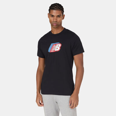 New Balance Men's Cubed Logo Graphic T-Shirt Black New Balance Men's Cubed Logo Graphic T-Shirt Black