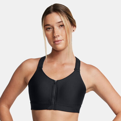 Under Armour Women's High-Support Padded Training Sports Bra Black
