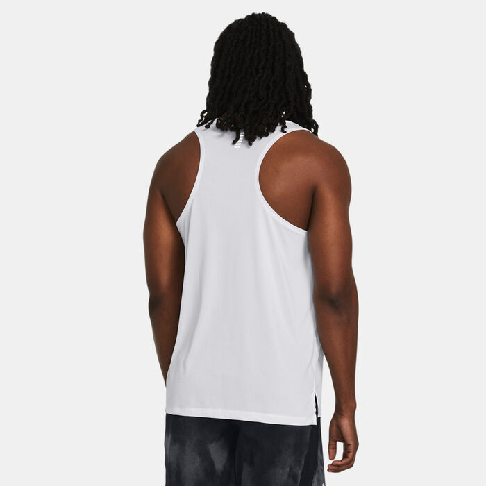 Under Armour Men's Launch Running Tank Top White image number 1