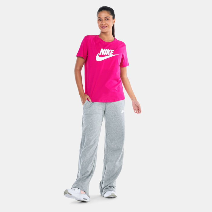Nike Women's Sportswear Essentials Logo T-Shirt Pink Nike Women's Sportswear Essentials Logo T-Shirt Pink image number 2