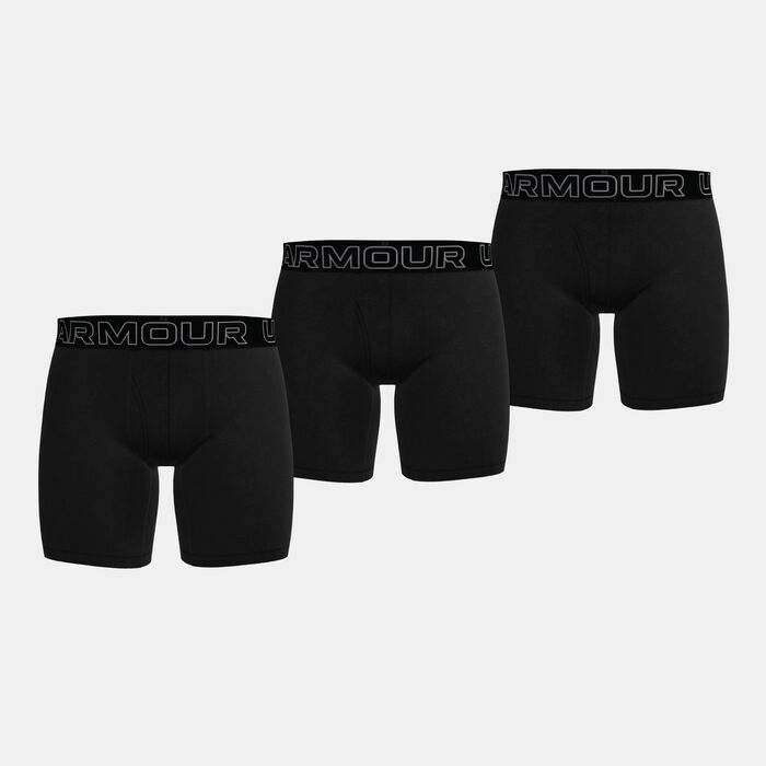 Under Armour Men's Performance Boxers (3 Pieces) Black image number 0