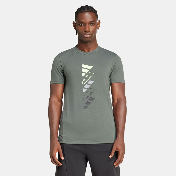 adidas Men's Designed for Training T-Shirt Grey image number 0