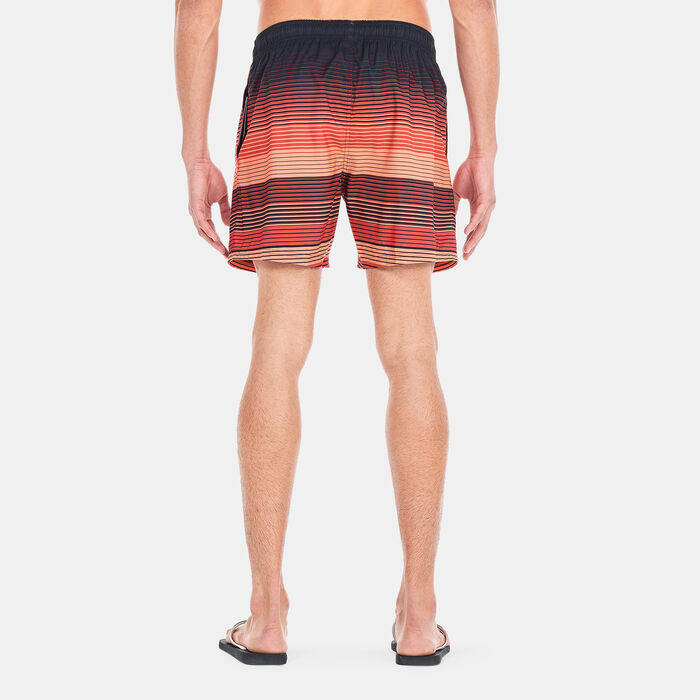 Speedo Men's Placement Leisure Swimming Shorts (16-Inch) Black image number 1