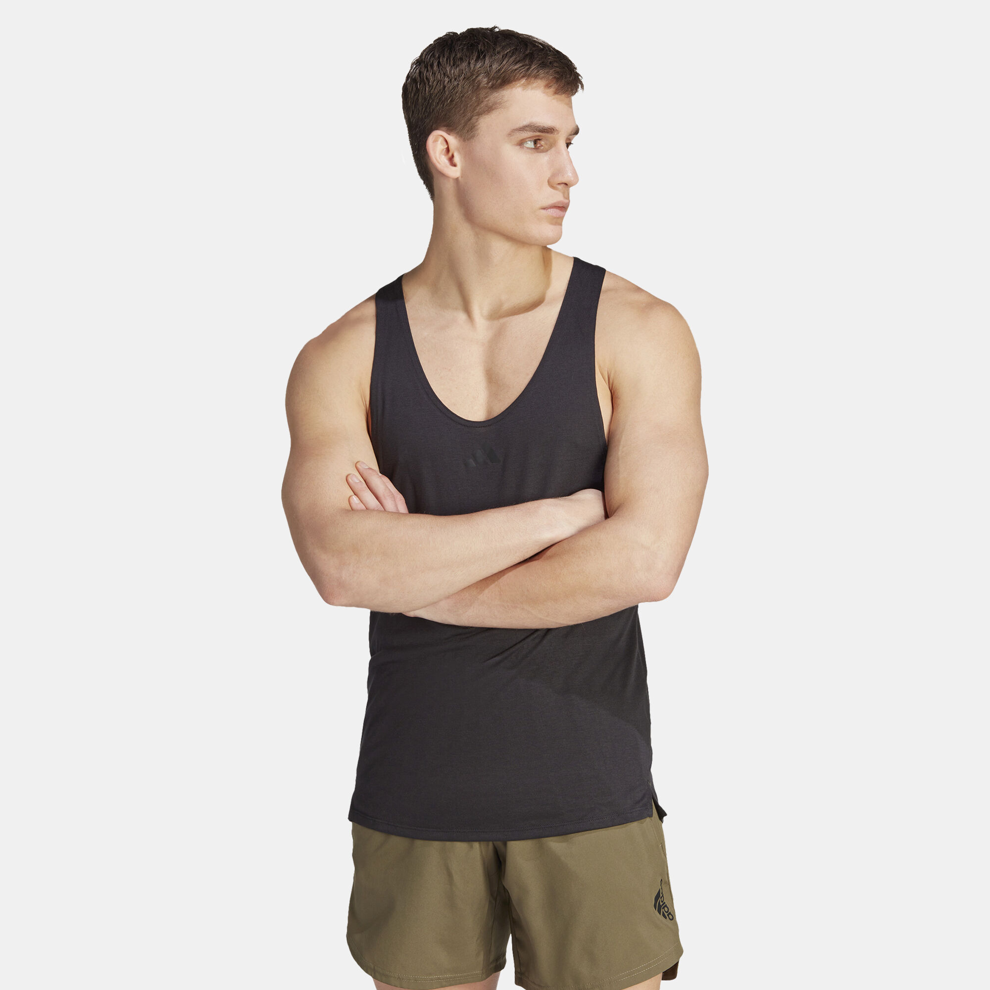 Men s Workout Stringer Tank Top Black adidas in KSA SSS