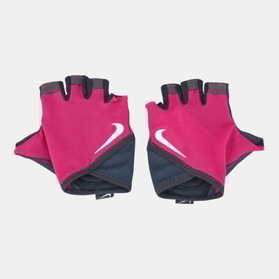 Nike Women's Essential Fit Gym Sports Gloves Pink Nike Women's Essential Fit Gym Sports Gloves Pink
