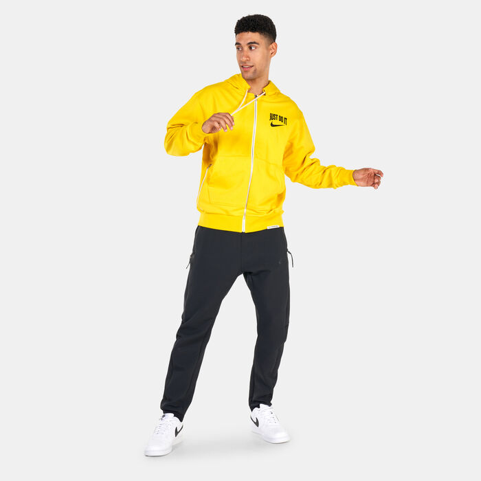 Nike Men's Dri-FIT Standard Issue Hooded Jacket yellow image number 2
