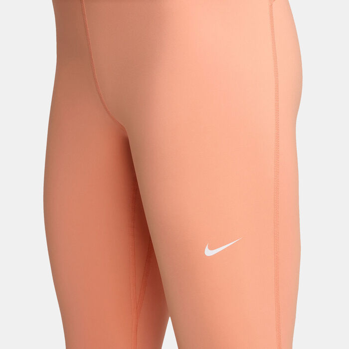 Nike Women's Pro Sculpt Training Leggings Peach image number 2