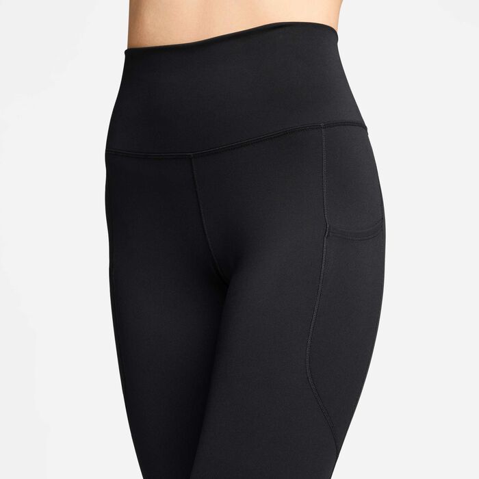Nike Women's One Dri-FIT 7/8 Training Leggings Black Nike Women's One Dri-FIT 7/8 Training Leggings Black image number 2