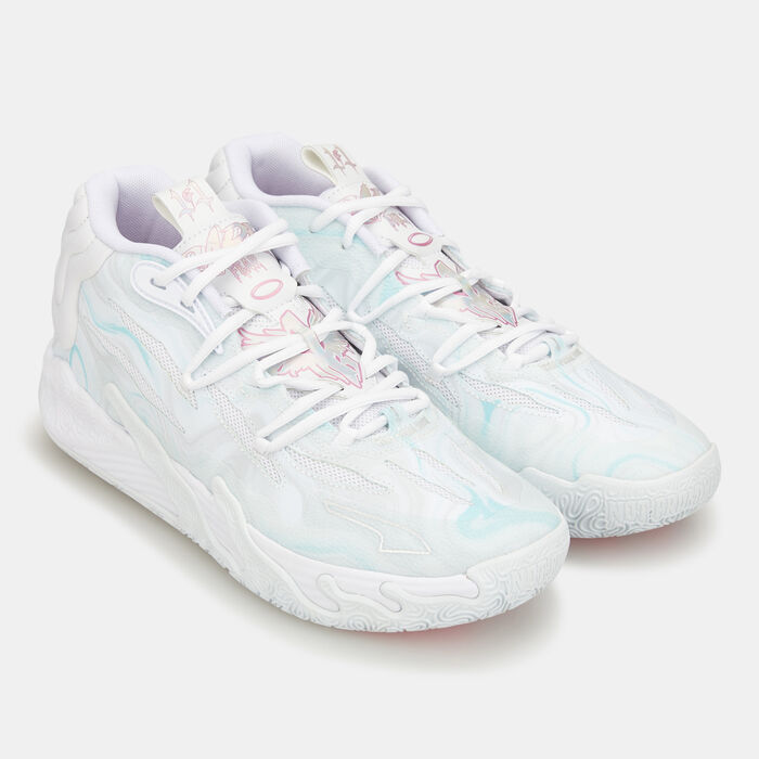 PUMA Men's LaMelo Ball MB.03 Basketball Shoes White image number 2