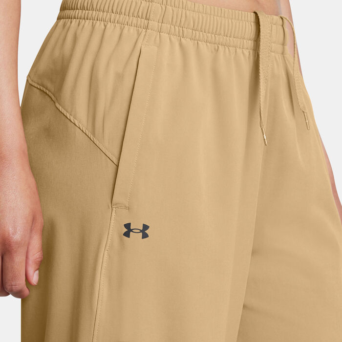 Under Armour Women's Rival Wide Leg Pants Brown image number 3