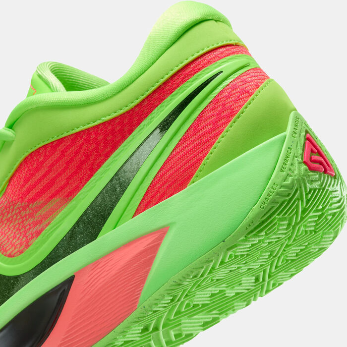 Nike Men's Giannis Freak 6 Basketball Shoes Green Nike Men's Giannis Freak 6 Basketball Shoes Green image number 5