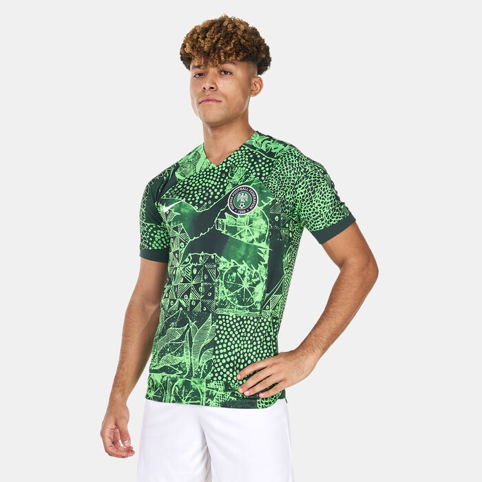Nike Men's Nigeria Dri-FIT Stadium Home Jersey Green Nike Men's Nigeria Dri-FIT Stadium Home Jersey Green image number 0