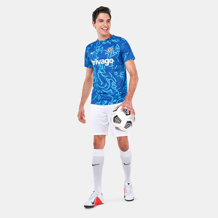 Nike Men's Chelsea Dri-FIT Pre-Match Football Top – 2022/23 Blue image number 2