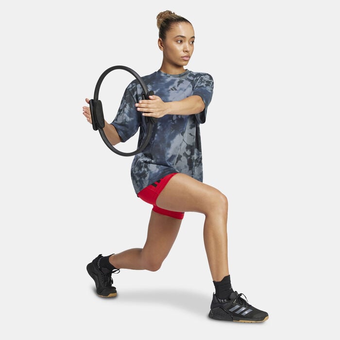 adidas Women's Climacool Training Club 24/7 Graphic T-Shirt Black adidas Women's Climacool Training Club 24/7 Graphic T-Shirt Black image number 2