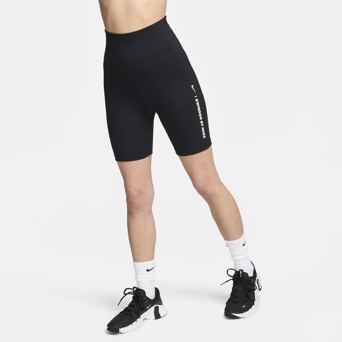 Nike Women's One High-Waisted Biker Shorts Black Nike Women's One High-Waisted Biker Shorts Black image number 0