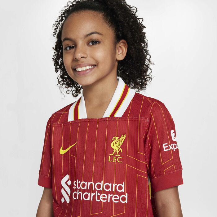 Nike Kids' Liverpool F.C. 2024/25 Match Home Dri-FIT ADV Football Shirt Red Nike Kids' Liverpool F.C. 2024/25 Match Home Dri-FIT ADV Football Shirt Red image number 2