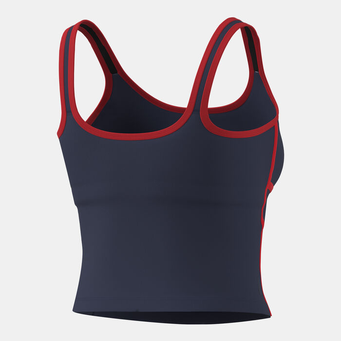 adidas Women's Heritage Legacy Training Tank Top Blue adidas Women's Heritage Legacy Training Tank Top Blue image number 1