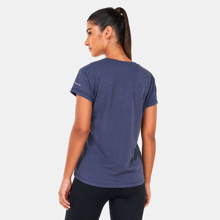 Columbia Women's Sun Trek™ T-Shirt Blue Columbia Women's Sun Trek™ T-Shirt Blue image number 1