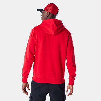 New Era Men's NBA Chicago Bulls Script Hoodie Red