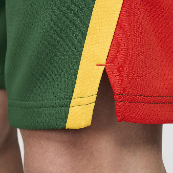 Nike Men's Lithuania Limited Road Basketball Shorts Green Nike Men's Lithuania Limited Road Basketball Shorts Green image number 7