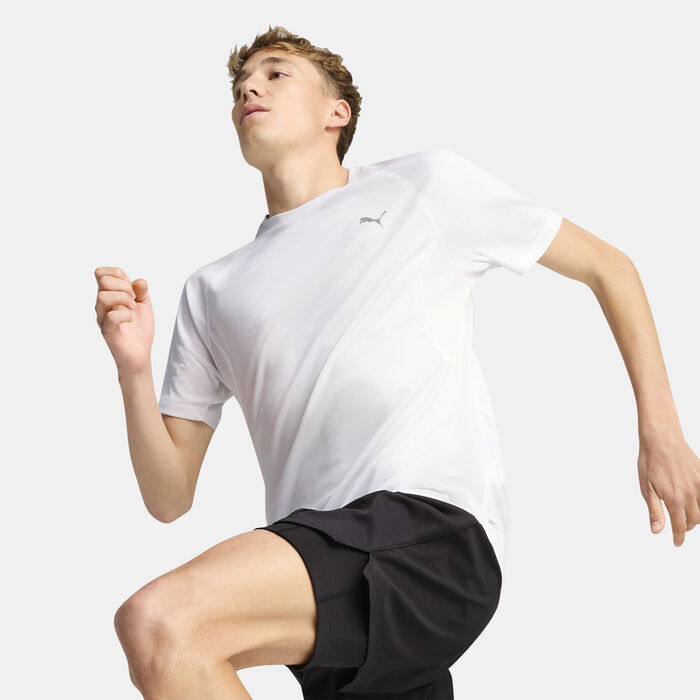 PUMA Men's VELOCITY Running T-Shirt White image number 0